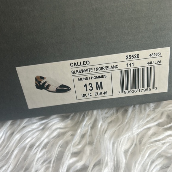 Stacy Adams Calleo blk & white Like New - Picture 11 of 12